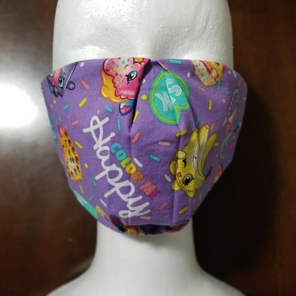 Hand Crafted Accessories - Shopkins Cotton Facemask 2 Layer